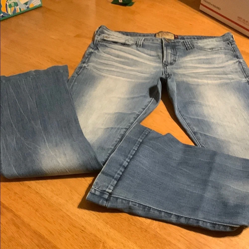 Dear John Blue Straight Leg Jeans Classic Style